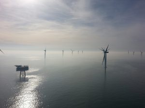  Offshore-Windpark Riffgat nordwestlich der Insel Borkum Foto: Impériale 2015 CC BY-SA 4.0